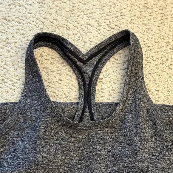 Lululemon Gray Racerback Tank Top - Picture 3 of 6